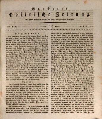 Münchener politische Zeitung (Süddeutsche Presse) Freitag 14. Mai 1813