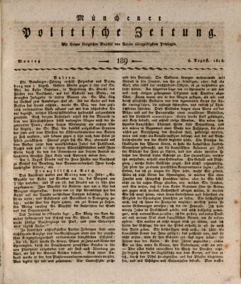 Münchener politische Zeitung (Süddeutsche Presse) Sonntag 8. August 1813