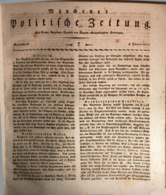 Münchener politische Zeitung (Süddeutsche Presse) Samstag 8. Januar 1814