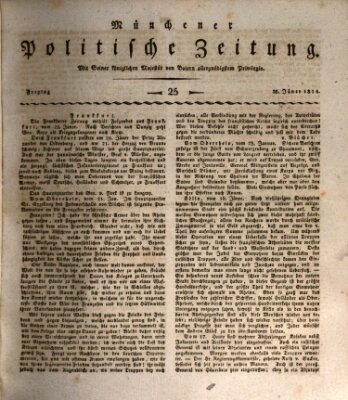 Münchener politische Zeitung (Süddeutsche Presse) Freitag 28. Januar 1814