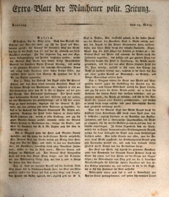 Münchener politische Zeitung (Süddeutsche Presse) Sonntag 13. März 1814