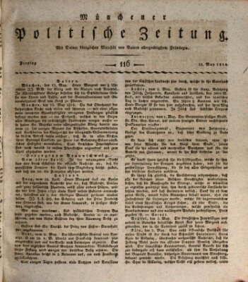 Münchener politische Zeitung (Süddeutsche Presse) Freitag 13. Mai 1814