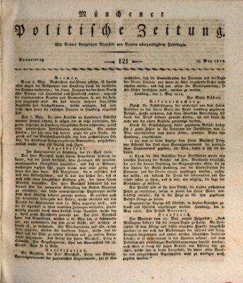 Münchener politische Zeitung (Süddeutsche Presse) Donnerstag 19. Mai 1814