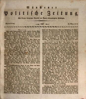 Münchener politische Zeitung (Süddeutsche Presse) Donnerstag 26. Mai 1814