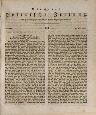 Münchener politische Zeitung (Süddeutsche Presse) Freitag 21. Mai 1819