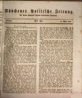 Münchener politische Zeitung (Süddeutsche Presse) Mittwoch 15. März 1820