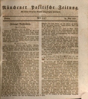 Münchener politische Zeitung (Süddeutsche Presse) Freitag 19. Mai 1826