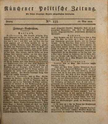 Münchener politische Zeitung (Süddeutsche Presse) Freitag 23. Mai 1828