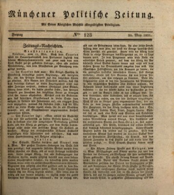 Münchener politische Zeitung (Süddeutsche Presse) Freitag 20. Mai 1831