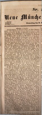 Neue Münchener Zeitung (Süddeutsche Presse) Donnerstag 9. November 1848