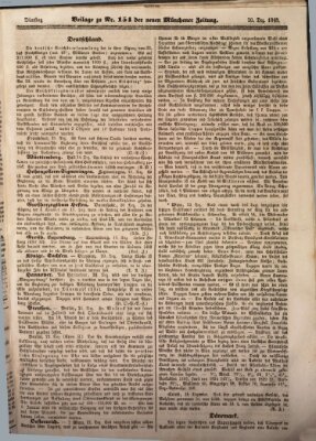 Neue Münchener Zeitung (Süddeutsche Presse) Dienstag 26. Dezember 1848