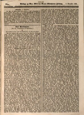 Neue Münchener Zeitung (Süddeutsche Presse) Mittwoch 6. November 1850