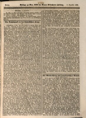 Neue Münchener Zeitung (Süddeutsche Presse) Montag 9. Dezember 1850