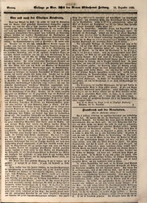 Neue Münchener Zeitung (Süddeutsche Presse) Montag 23. Dezember 1850