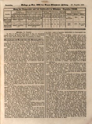 Neue Münchener Zeitung (Süddeutsche Presse) Donnerstag 26. Dezember 1850