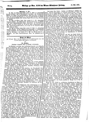 Neue Münchener Zeitung (Süddeutsche Presse) Montag 19. Mai 1851