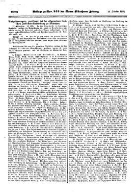 Neue Münchener Zeitung (Süddeutsche Presse) Montag 23. Oktober 1854