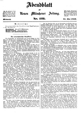 Neue Münchener Zeitung. Morgenblatt (Süddeutsche Presse) Mittwoch 21. Mai 1856