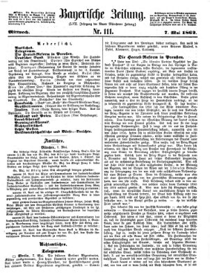 Bayerische Zeitung. Mittag-Ausgabe (Süddeutsche Presse) Mittwoch 7. Mai 1862