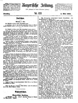 Bayerische Zeitung. Mittag-Ausgabe (Süddeutsche Presse) Dienstag 2. Mai 1865