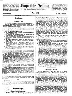 Bayerische Zeitung. Mittag-Ausgabe (Süddeutsche Presse) Donnerstag 4. Mai 1865