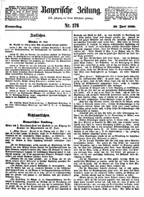 Bayerische Zeitung. Mittag-Ausgabe (Süddeutsche Presse) Donnerstag 29. Juni 1865