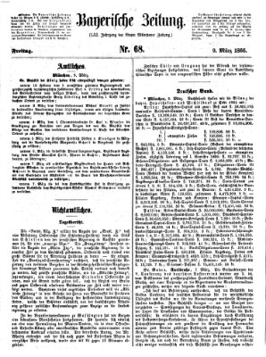 Bayerische Zeitung. Mittag-Ausgabe (Süddeutsche Presse) Freitag 9. März 1866