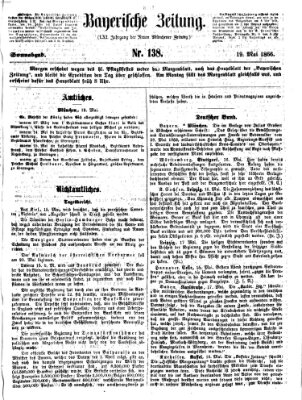 Bayerische Zeitung. Mittag-Ausgabe (Süddeutsche Presse) Samstag 19. Mai 1866