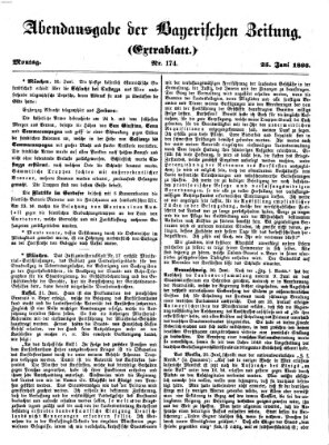 Bayerische Zeitung. Mittag-Ausgabe (Süddeutsche Presse) Montag 25. Juni 1866