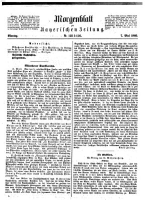 Bayerische Zeitung. Mittag-Ausgabe (Süddeutsche Presse) Montag 7. Mai 1866