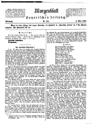 Bayerische Zeitung. Mittag-Ausgabe (Süddeutsche Presse) Mittwoch 9. Mai 1866