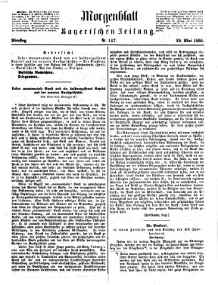 Bayerische Zeitung. Mittag-Ausgabe (Süddeutsche Presse) Dienstag 29. Mai 1866