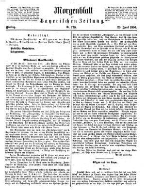 Bayerische Zeitung. Mittag-Ausgabe (Süddeutsche Presse) Freitag 29. Juni 1866