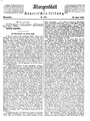 Bayerische Zeitung. Mittag-Ausgabe (Süddeutsche Presse) Samstag 30. Juni 1866