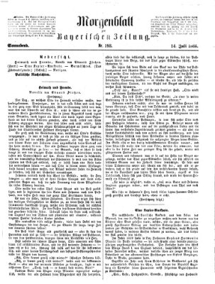 Bayerische Zeitung. Mittag-Ausgabe (Süddeutsche Presse) Samstag 14. Juli 1866