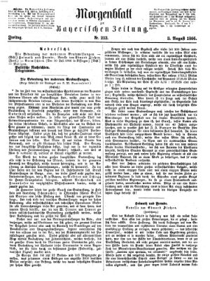 Bayerische Zeitung. Mittag-Ausgabe (Süddeutsche Presse) Freitag 3. August 1866