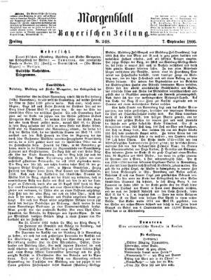 Bayerische Zeitung. Mittag-Ausgabe (Süddeutsche Presse) Freitag 7. September 1866