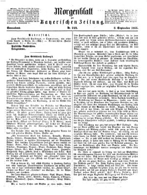 Bayerische Zeitung. Mittag-Ausgabe (Süddeutsche Presse) Samstag 8. September 1866