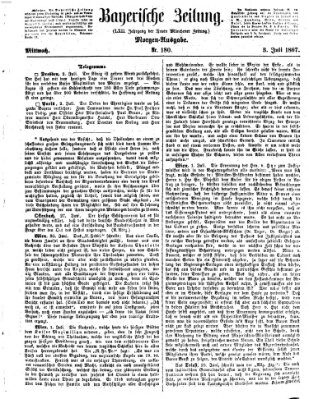 Bayerische Zeitung. Mittag-Ausgabe (Süddeutsche Presse) Mittwoch 3. Juli 1867