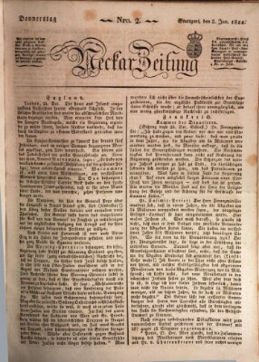 Neckar-Zeitung Samstag 5. Januar 1822