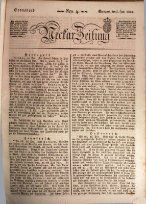 Neckar-Zeitung Samstag 5. Januar 1822