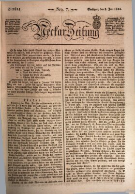 Neckar-Zeitung Dienstag 8. Januar 1822