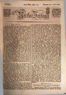 Neckar-Zeitung Freitag 11. Januar 1822