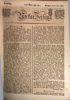 Neckar-Zeitung Sonntag 20. Januar 1822