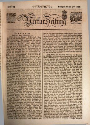Neckar-Zeitung Freitag 25. Januar 1822