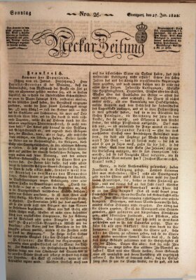 Neckar-Zeitung Sonntag 27. Januar 1822