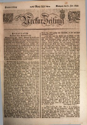 Neckar-Zeitung Donnerstag 31. Januar 1822