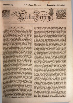 Neckar-Zeitung Donnerstag 7. Februar 1822