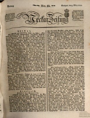 Neckar-Zeitung Montag 4. März 1822