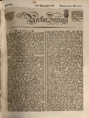 Neckar-Zeitung Freitag 22. März 1822